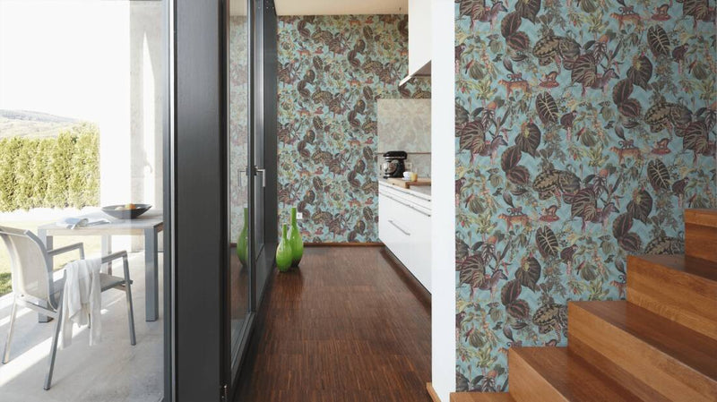Living Jungle Chevron Wallpaper - 4 Colours