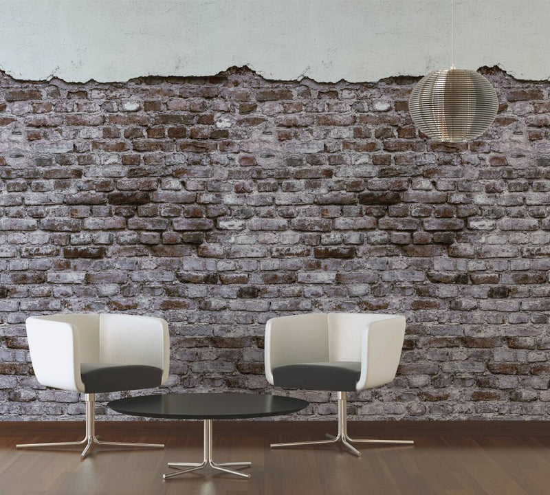 Old Brown Brick Wall Mural