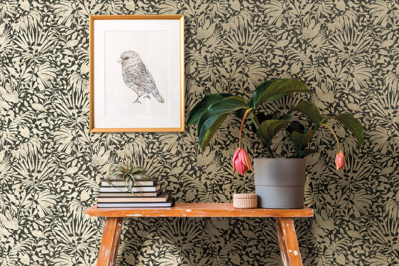 Subtle Leaf Wallpaper - 4 Colours