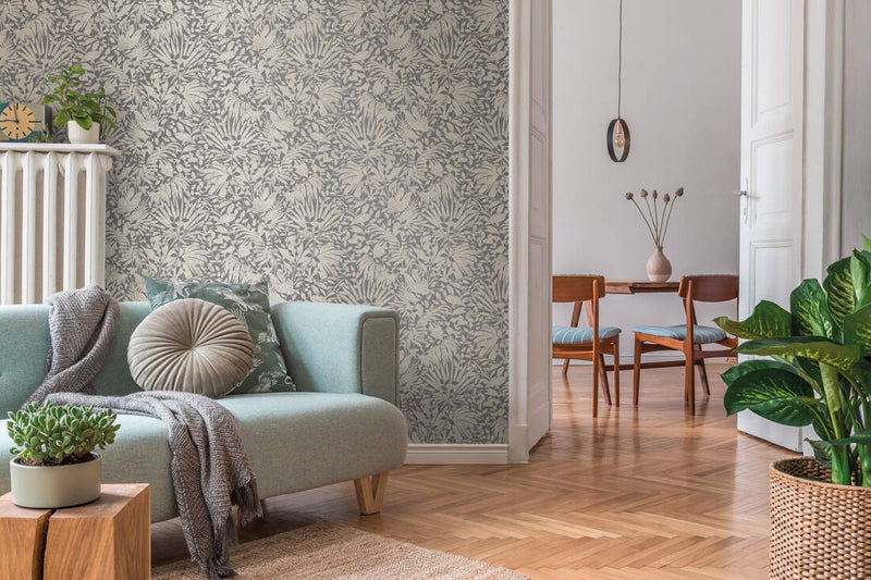 Subtle Leaf Wallpaper - 4 Colours