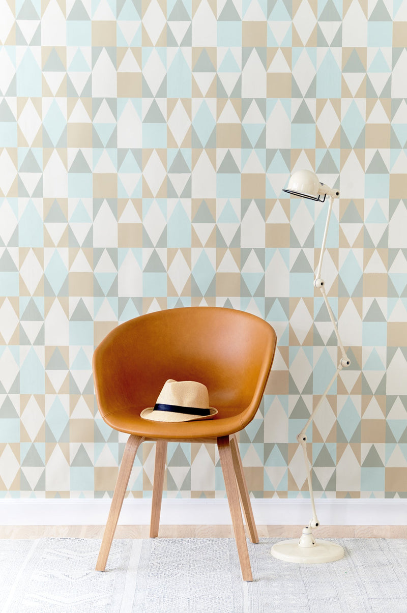 Alice Geometric Wallpaper - 5 Colours