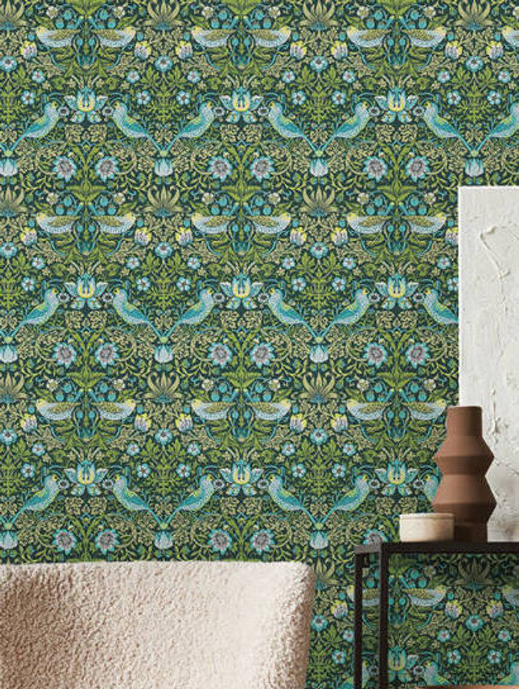 Baroque Birds Wallpaper - 4 Colours