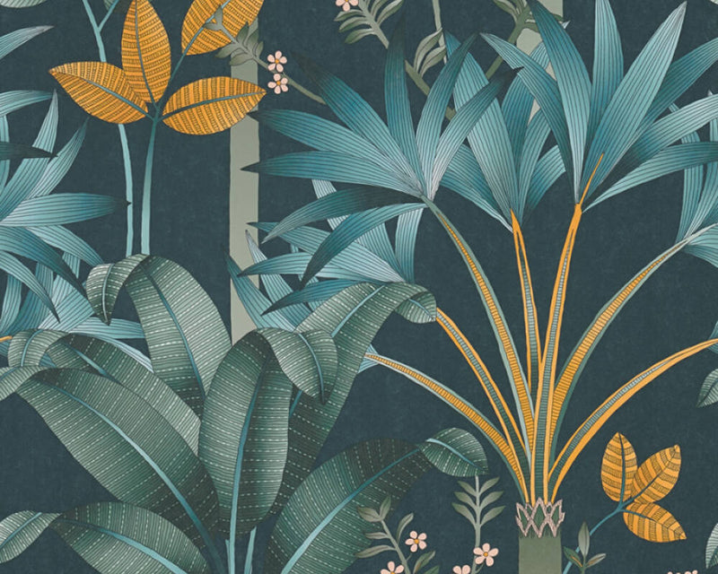 Graphic Palms Wallpaper - 5 Colours