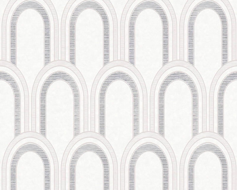 Metallic Arches Wallpaper - 4 Colours