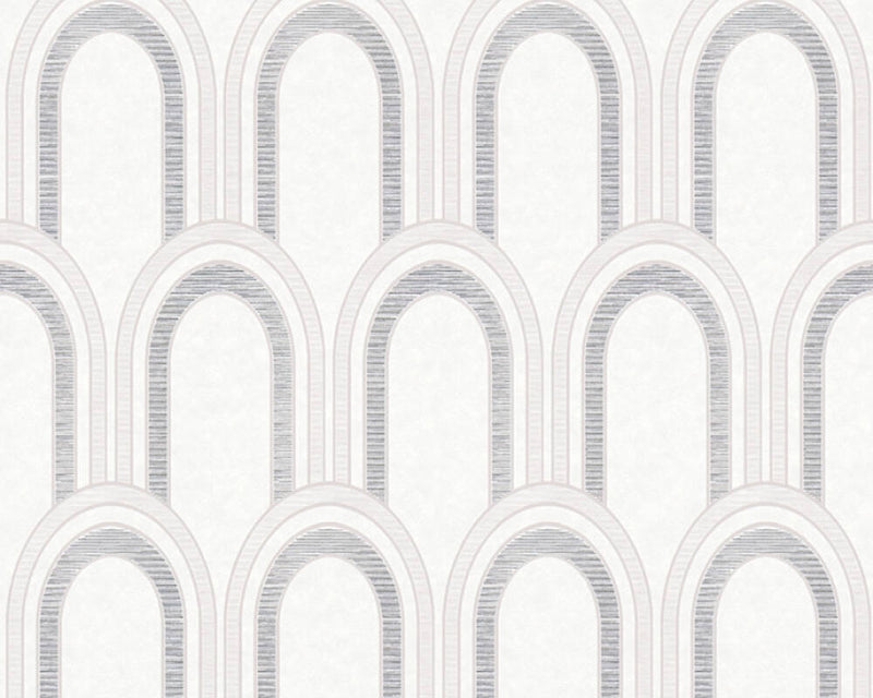 Metallic Arches Wallpaper - 4 Colours