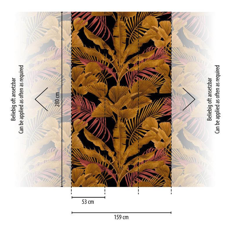 Large Palm Trees - Hybrid Wallpaper Mural