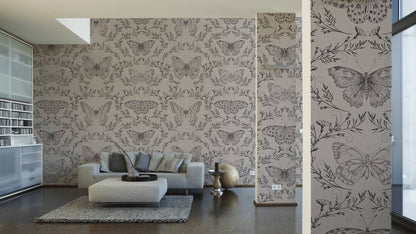 Lepidopterology Butterfly Hybrid Mural Wallpaper