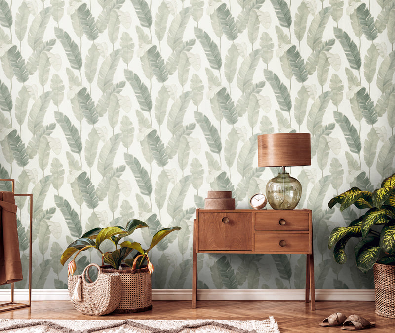Bali Fronds Wallpaper- 5 Colours