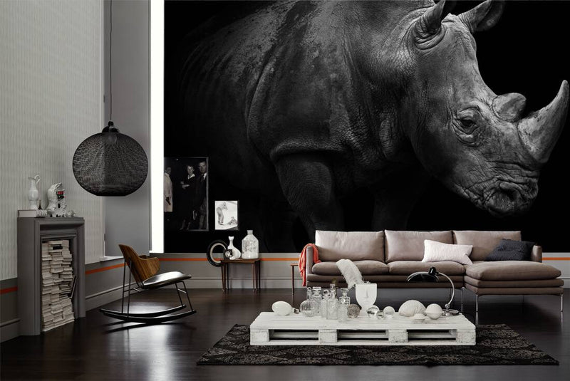 Rhino Breakthrough Series Mural Wallpaper