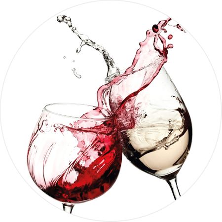 Wine Glasses Mural - 2 Sizes
