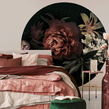 Drama Queen Floral Mural Wallpaper