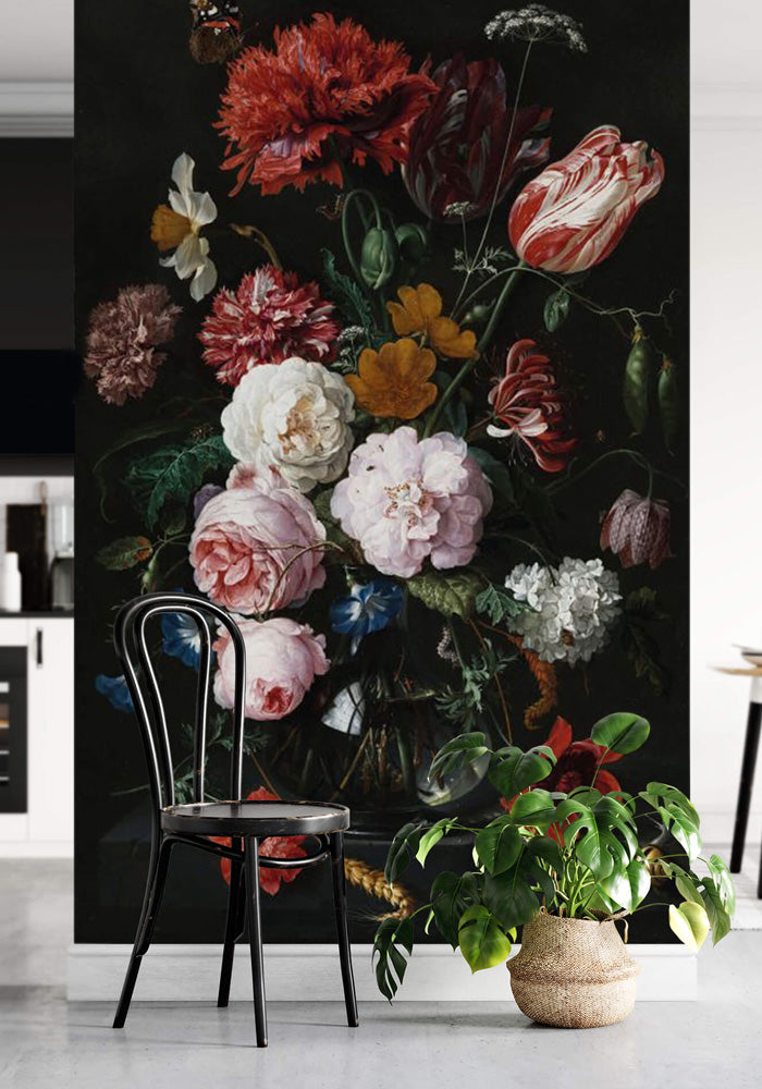 Vase of Flowers Mural - 2 Styles
