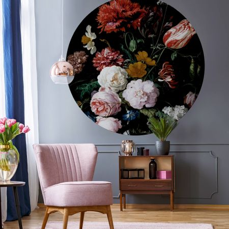 Vase of Flowers Mural - 2 Styles