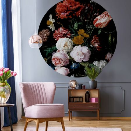 Vase of Flowers Mural - 2 Styles