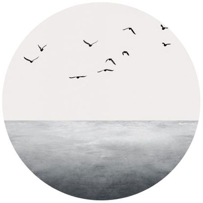 Circular Open Sea Scape Mural