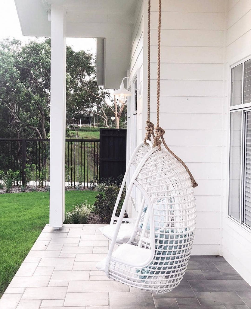 Swinging Cane Chair SALE - PICK UP ONLY -DISPLAY MODEL ONLY LEFT