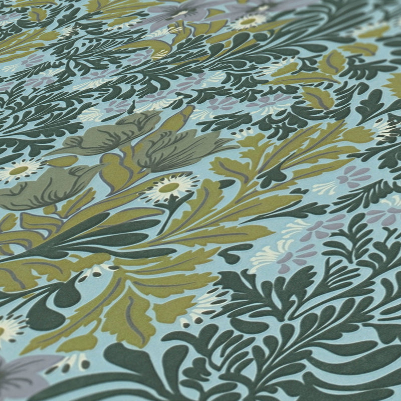 Antique Floral Trails Wallpaper Online NZ | The Inside