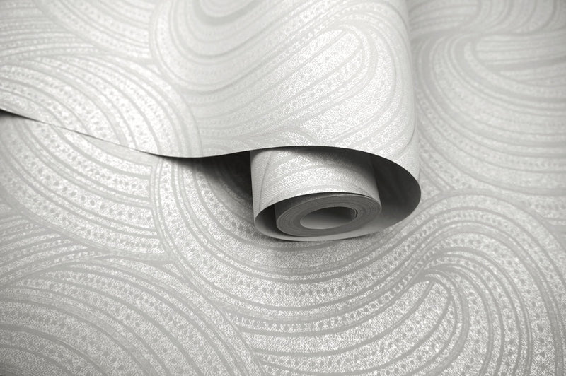 Auroa Wallpaper - Grey