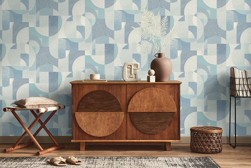 Venn Wallpaper - Blue