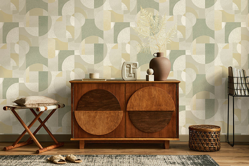 Venn Wallpaper - Green