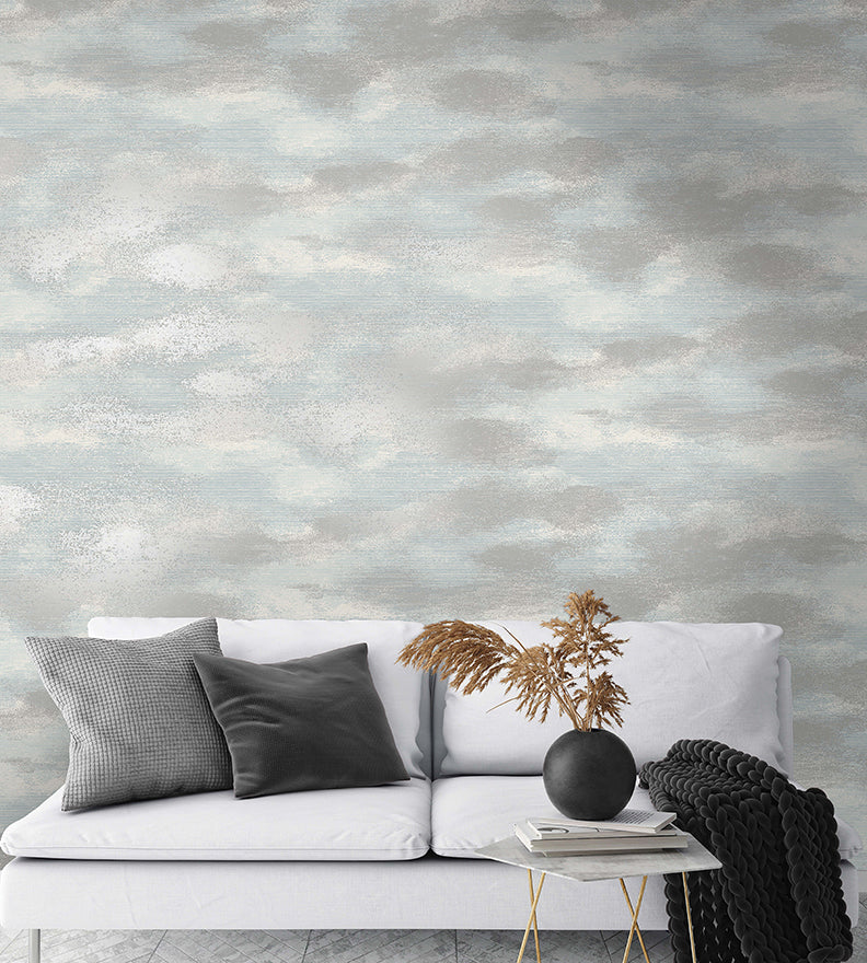 Stratus Cloud Wallpaper - Blue