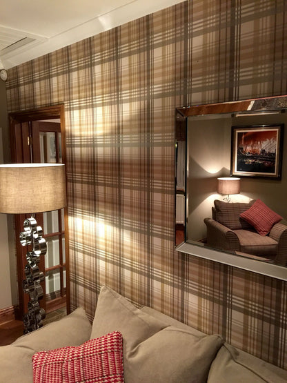 Mulberry Ancient Tartan Wallpaper - 6 Colours
