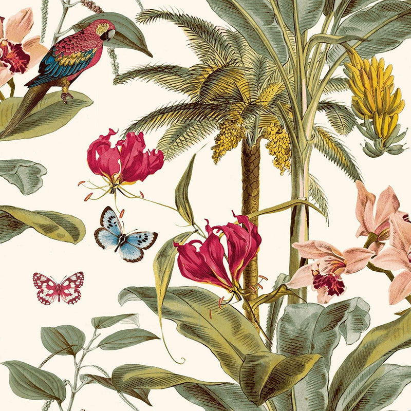Banana Orchid Wallpaper - 2 Colours