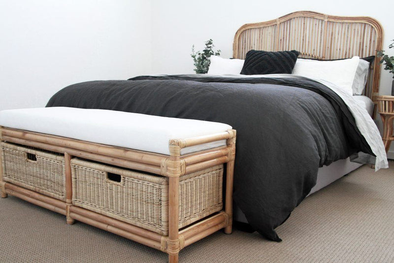 Biscayne Cane Bench Seat SALE - PICK UP ONLY