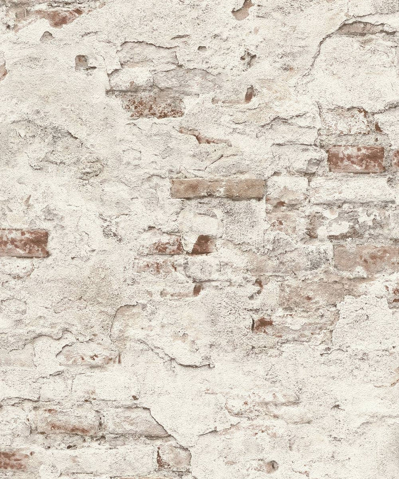 Rustic Brick Wall Wallpaper - 2 Colours