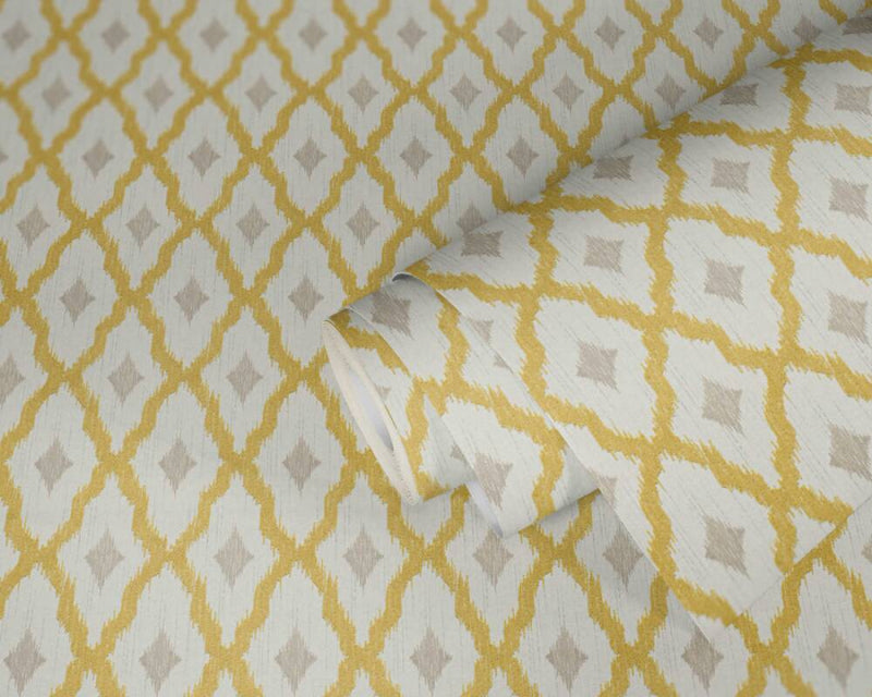 Textured Diamond Silk Wallpaper - 5 Colours