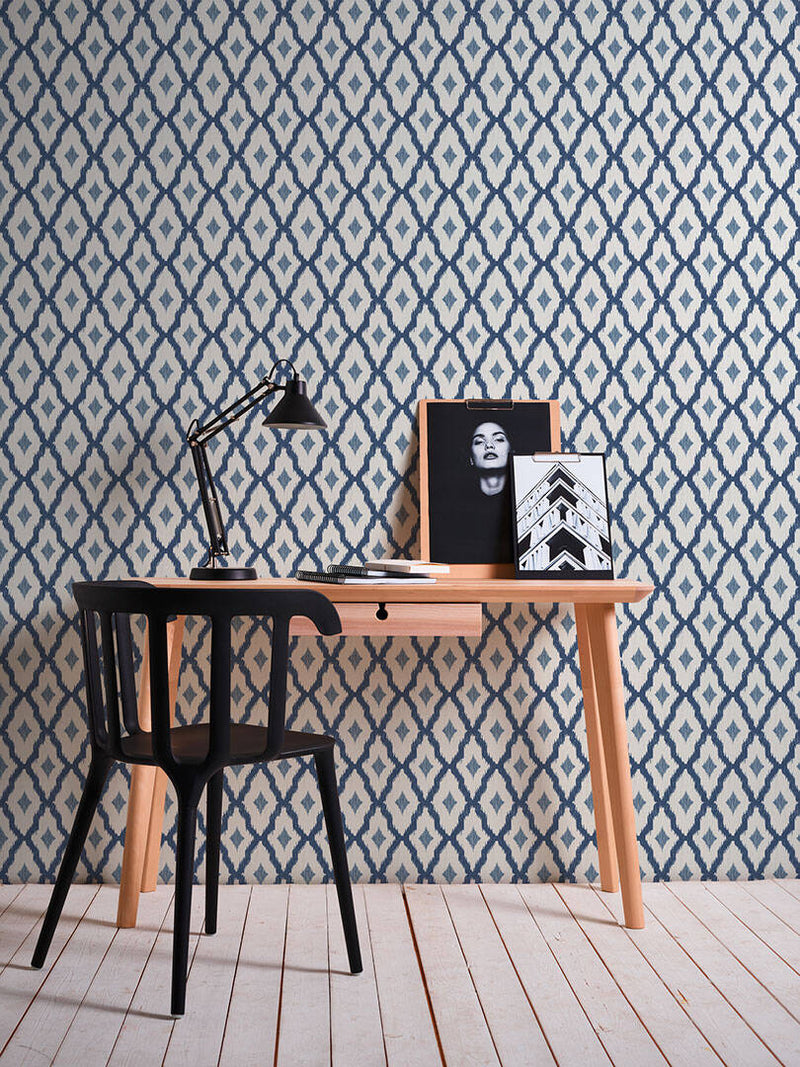 Textured Diamond Silk Wallpaper - 5 Colours