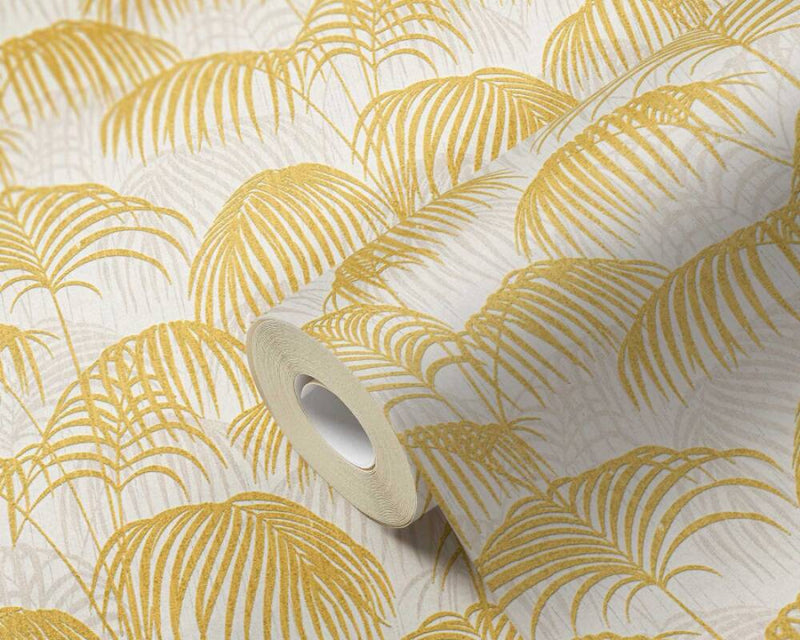 Textured Palm Silk Wallpaper - 4 Colours