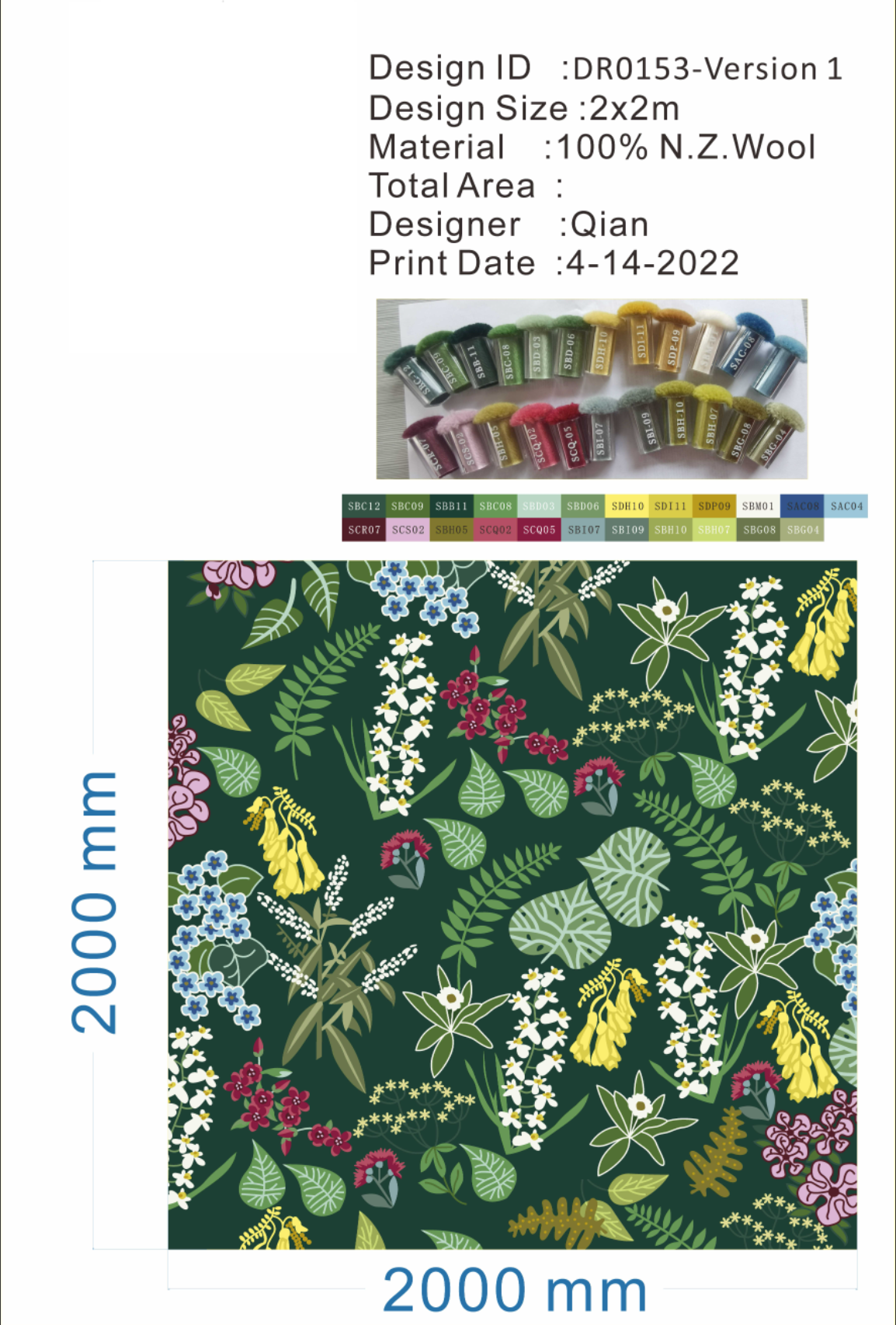 Able Tasman Rug - Custom made Rug