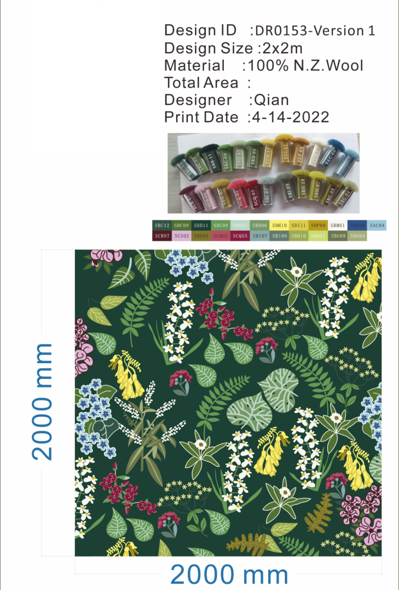 Able Tasman Rug - Custom made Rug
