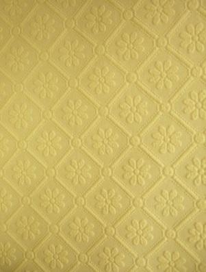 Amber Daisy - Paintable Wallpaper - Yellow
