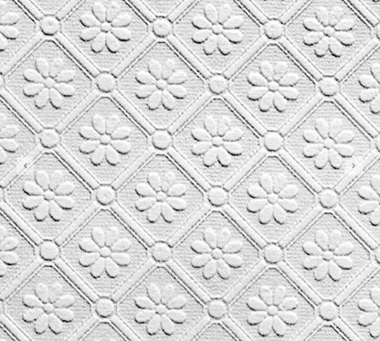 Amber Daisy Textured Wallpaper