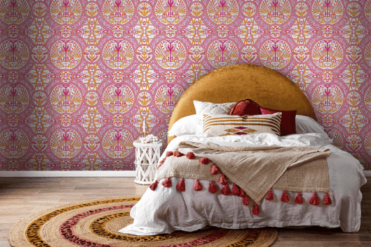 Arabian Birds Florence Broadhurst Wallpaper - 8 Colours NZ-Wallpaper