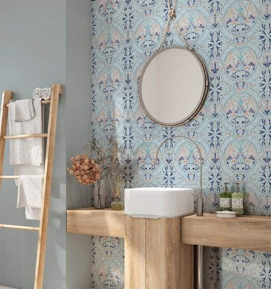 Arabian Birds Florence Broadhurst Wallpaper - 8 Colours NZ-Wallpaper