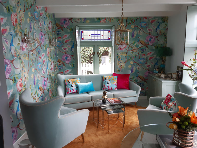 Arundel Peacock Wallpaper - Customers Photo (Netherlands)