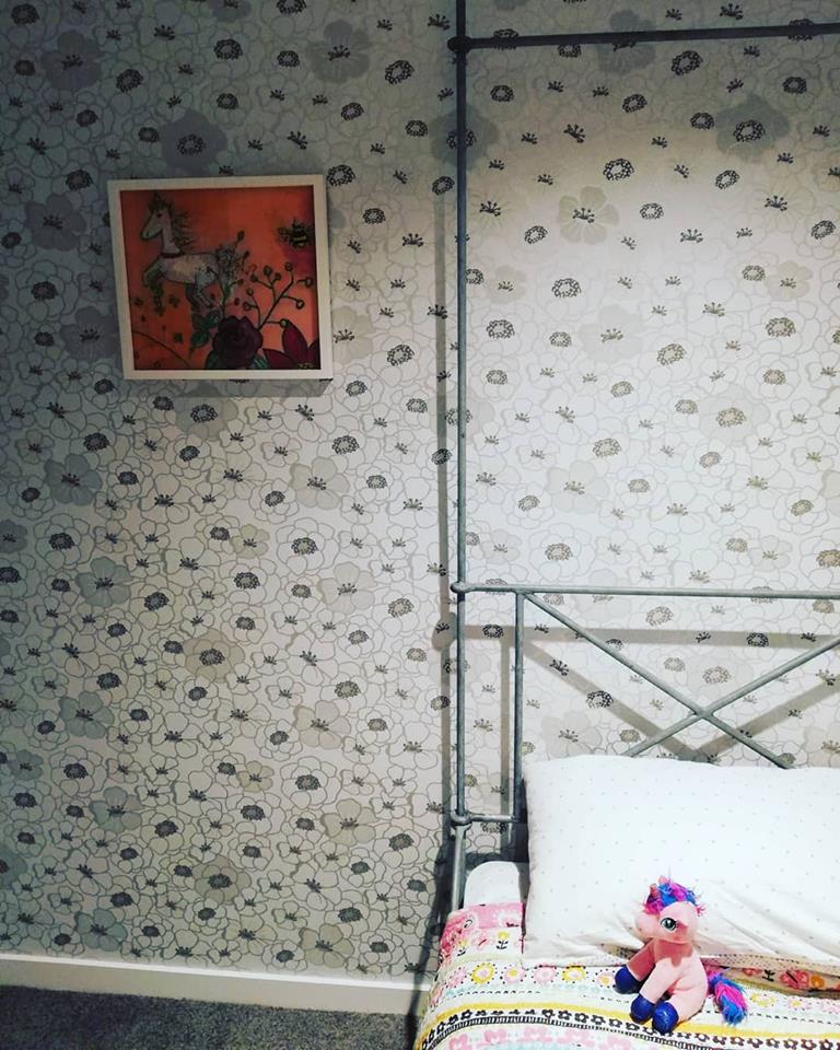 Ashbury - Grey Floral Wallpaper