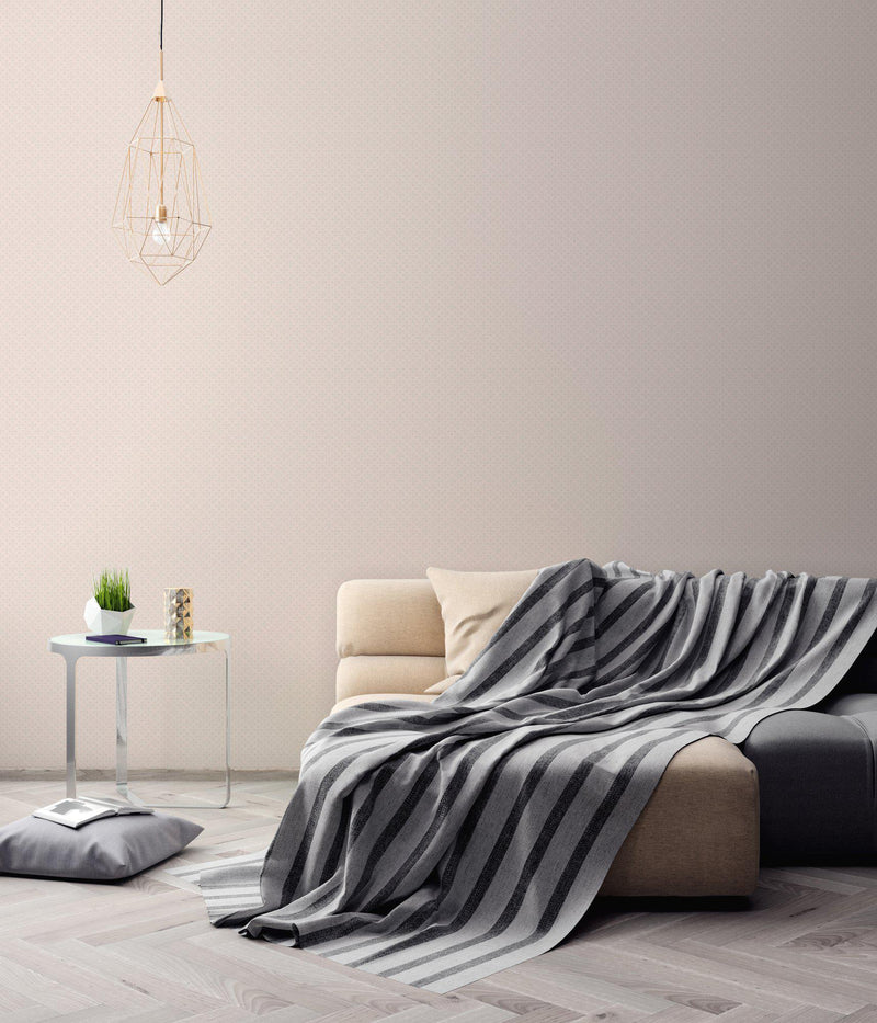 Asian Fusion Textured Wallpaper - Grey