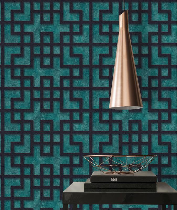 Asian Screen Wallpaper - 3 Colours NZ-Wallpaper