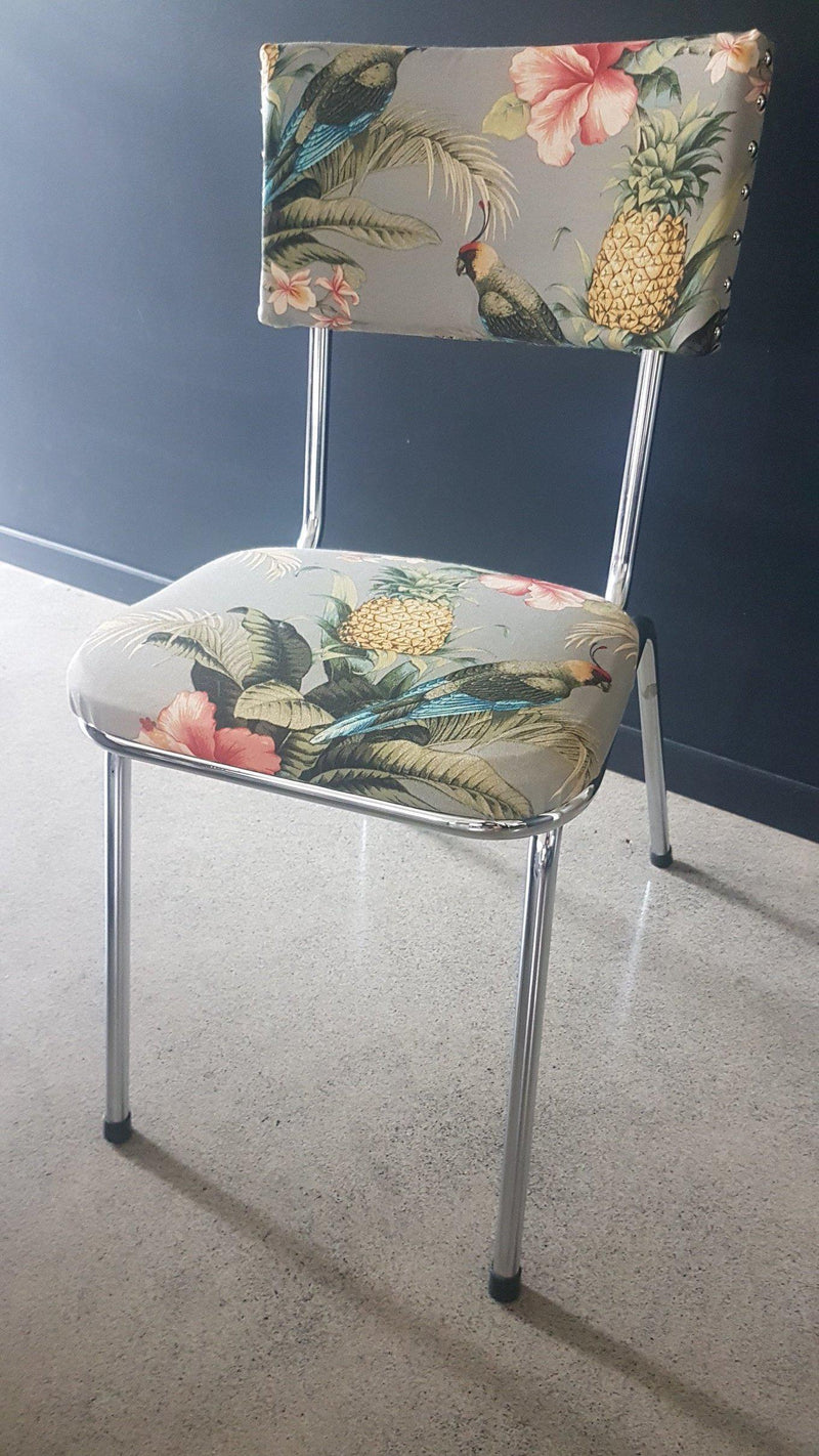 Bahama Tropical Grey Fabric