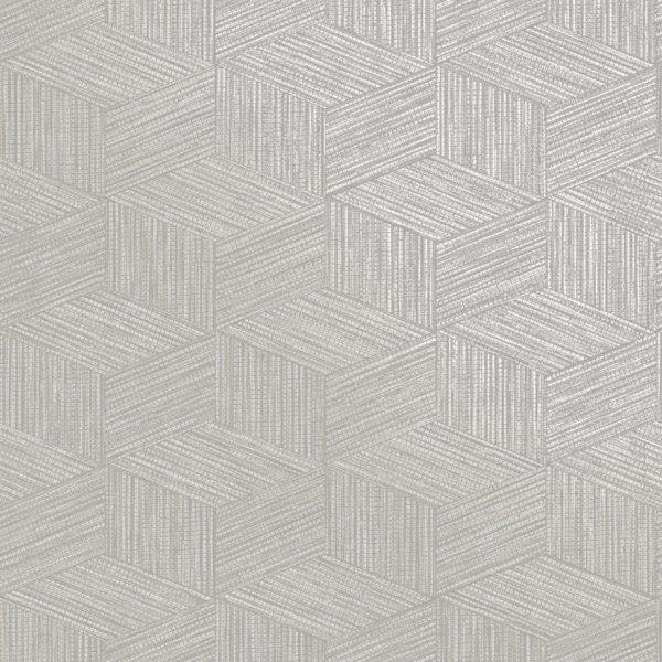 Bakau Grasscloth Wallpaper - Grey