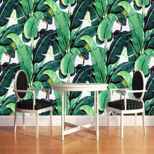 Banana Leaf Mural