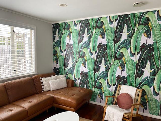 Banana Leaf_mural_customer photo