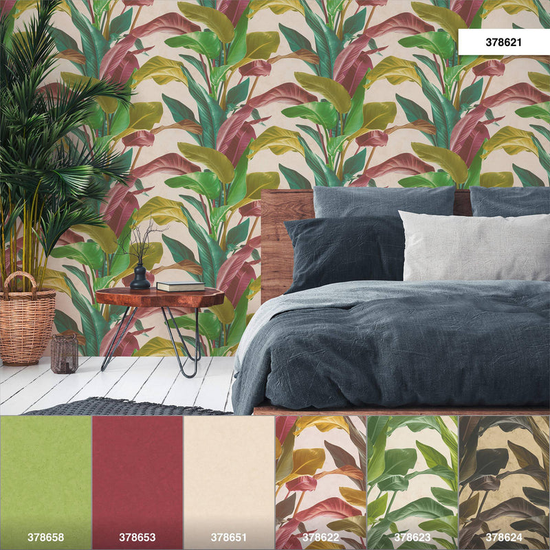 Banana Tropical - 4 Colours NZ-Wallpaper