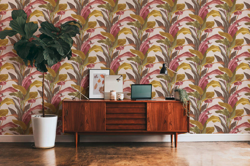 Banana Tropical - 4 Colours NZ-Wallpaper