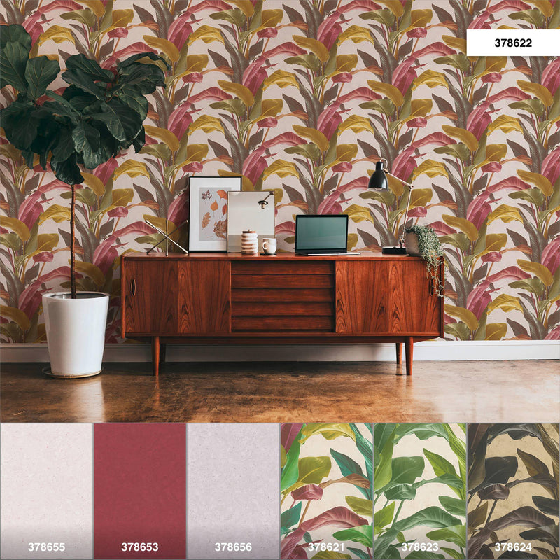 Banana Tropical - 4 Colours NZ-Wallpaper