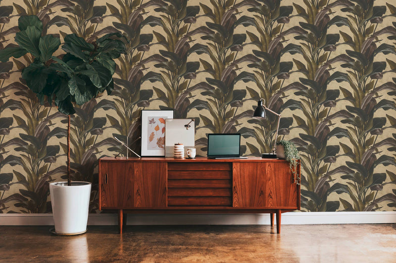 Banana Tropical - 4 Colours NZ-Wallpaper